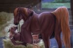  alternate_form animal_genitalia animal_penis anthro anthro_on_feral anthro_penetrated anus balls barn bestiality big_balls big_penis blue_eyes bodily_fluids breasts bridle brown_body brown_fur cum cum_in_pussy cum_inside cum_leaking duo equid equine equine_penis erection female female_penetrated feral feral_penetrating feral_penetrating_anthro feralized fur genital_fluids genitals hay hay_bale hooves horn horse inside larger_feral larger_male light looking_at_another luna_(chestnutluna) lying lying_on_hay_bale male male/female male_penetrating male_penetrating_female mammal moonlight night on_back penetration penis reins same-species_bestiality scarlanya sex shaded size_difference sky smaller_female smaller_feral star tahoe unicorn vaginal vaginal_penetration yellow_eyes 