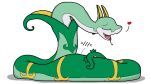  &lt;3 16:9 abdominal_bulge after_vore ambiguous_gender belly belly_rub big_belly duo endosoma eyes_closed female female_pred feral feral_pred green_belly green_body green_skin happy nintendo open_mouth pok&eacute;mon pok&eacute;mon_(species) reptile scalie serperior simple_background stripes tongue tongue_out twelvepl unseen_character video_games vore white_background widescreen yellow_stripes 