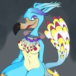  1:1 2021 absurd_res anthro avian bare_breasts beak big_breasts bird blitz_games blue_body blue_feathers breasts corvid curvy_figure digital_media_(artwork) eyelashes feather_hair feathers female front_view hi_res hirothedragon hourglass_figure infogrames looking_at_viewer maggie_(zapper:_one_wicked_cricket) magpie_(corvid) multicolored_body multicolored_feathers navel nipples non-mammal_breasts nude oscine passerine pseudo_hair purple_body purple_feathers raised_tail red_body red_feathers scutes shaded signature solo tail_feathers text thick_thighs video_game_characters villainous white_body white_feathers wide_hips yellow_body yellow_feathers zapper:_one_wicked_cricket 