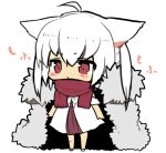  2015 animal_humanoid blush cat_humanoid clothing felid felid_humanoid feline feline_humanoid female hair humanoid japanese_text mammal mammal_humanoid mofuaki red_eyes simple_background solo standing text white_background white_hair 