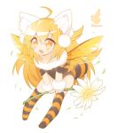 2015 animal_humanoid cat_ears_(disambiguation) female humanoid hybrid mofuaki open_mouth simple_background solo white_background wings young 
