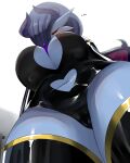  4:5 big_breasts breasts camel_toe clothing female gardevoir hi_res horn horned_humanoid humanoid legwear low-angle_view nintendo nipple_outline not_furry pok&eacute;mon pok&eacute;mon_(species) rubber sana!rpg solo succubus_gardevoir thick_thighs thigh_highs video_games 