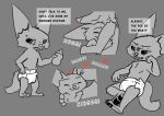  absurd_res anthro baby_bottle canid canine daww dialogue diaper disney fennec finnick fox group hi_res hug infantilism judy_hopps kissing_cheek kuuneho lagomorph leporid male mammal nick_wilde rabbit red_fox text zootopia 