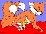  4:3 anal anthro bodily_fluids canid canine chip_&#039;n_dale_rescue_rangers clenched_teeth cum disney duo fatalis_(artist) female fox gadget_hackwrench genital_fluids larger_male male male/female mammal miles_prower mouse murid murine rodent sega size_difference smaller_female sonic_the_hedgehog_(series) teeth 