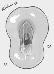 &lt;3 2021 anthro birdo black_and_white bodily_fluids drooling english_text female first_person_view hi_res lipstick makeup mario_bros meltingfoxy monochrome mouth_shot nintendo saliva simple_background solo text tongue uvula video_games 