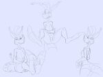  4:3 absurd_res adamb/fluffy annoyed anthro breasts dr._seuss featureless_breasts feet female foot_fetish foot_focus genitals hi_res kangaroo macropod mammal marsupial mature_female monochrome pouch_(anatomy) pussy signature sketch sketch_page solo sour_kangaroo spread_legs spreading 