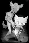  absurd_res aggressive_retsuko ailurid anthro anthro_on_anthro arms_tied armwear balls_in_underwear blush boots bound clothed clothing collar crotch_tuft dildo dominant dominant_female dominatrix duo elbow_gloves female footwear fur genitals gloves greyscale haida hands_behind_back handwear hi_res high_heels hyaenid interspecies larger_male leash leash_pull legwear looking_down male male/female mammal monochrome penis penis_base red_panda retsuko riding_crop sanrio sex_toy shoes size_difference small_dom_big_sub smaller_female spotted_hyena standing strapon submissive submissive_male thigh_boots thigh_highs thong topless tuft underwear whip xu53r 