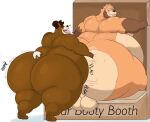  anal anal_penetration anthro anthro_on_anthro anthro_penetrated anthro_penetrating anthro_penetrating_anthro balls belly big_butt blush bodily_fluids brown_body brown_fur brown_hair bubble_butt butt chibear cinna_(megacoolbear) duo fur genitals hair huge_butt hyper hyper_butt male male/male male_penetrated male_penetrating male_penetrating_male mammal megacoolbear_(artist) nude obese obese_anthro obese_male overweight overweight_anthro overweight_male penetration perineum rear_view sex sweat sweaty_butt ursid 