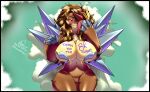  absurd_res anthro big_breasts breasts brown_hair chest_tuft entei female hair hi_res legendary_pok&eacute;mon nintendo pok&eacute;mon pok&eacute;mon_(species) pubes solo the_lost_artist tuft video_games wide_hips 