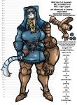  2021 absurd_res accessory animal_humanoid anthro arm_cannon armor armwear automail belt biped blue_body blue_fur blue_skin bottomwear breasts cannon clothed clothing colored cybernetics digital_drawing_(artwork) digital_media_(artwork) dress english_text felid felid_humanoid feline feline_humanoid female flask fur glistening gun headband headdress headgear hi_res humanoid invalid_tag jewelry knife light lighting looking_at_viewer machine mammal mammal_humanoid melee_weapon model_sheet multicolored_body multicolored_fur muscular muscular_anthro muscular_female narliet_(wittless-pilgrim) necklace pantherine pentagram prosthetic prosthetic_arm prosthetic_leg prosthetic_limb ranged_weapon robotic_arm robotic_leg scarf shaded shirt signature simple_background solo standing stats striped_body striped_fur striped_tail stripes text tiger topwear uniform watermark weapon wittless-pilgrim yellow_eyes 