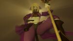  3d_(artwork) anthro blender_(software) breasts burmecian_(final_fantasy_ix) clothing digital_media_(artwork) female final_fantasy final_fantasy_ix freya_crescent genitals hand_on_hip hi_res looking_at_viewer low-angle_view mammal melee_weapon murid murine nach nipples polearm pussy rat rodent solo spear square_enix translucent translucent_clothing video_games weapon 