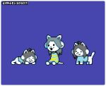  bob_(undertale) canid canine clothed clothing felid feline hair mammal sharfav3in simple_background tem temmie_(undertale) topwear undertale video_games white_body 