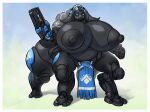  alternate_costume areola belly big_areola big_breasts big_butt big_nipples black_body blizzard_entertainment borisalien breasts butt chubby_female female gun horn huge_areola huge_breasts huge_nipples machine navel nipples omnic orisa_(overwatch) overwatch overweight overweight_female ranged_weapon robot slightly_chubby solo taur thick_thighs video_games weapon wide_hips 