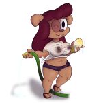  absurd_res alpha_channel anthro bottomwear breasts brown_nipples canid canine canis carla_(ok_k.o.!_lbh) cartoon_network clothing domestic_dog female fuzefurry hi_res hose looking_at_viewer mammal nipples ok_k.o.!_let&#039;s_be_heroes one_eye_closed shirt shorts slightly_chubby smile soap solo sponge tagme topwear water wet wet_clothing wet_shirt wet_topwear 