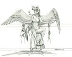  anthro anthrofied baron_engel bikini breasts clothing equid equine feathered_wings feathers female friendship_is_magic furniture genitals greyscale hasbro horn looking_at_viewer mammal monochrome my_little_pony navel nipples nude pussy simple_background solo spread_legs spreading stool swimwear traditional_media_(artwork) twilight_sparkle_(mlp) undressing white_background wine_glass winged_unicorn wings 