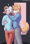  ! angry anthro blush bodily_fluids bovid bulge canid canine canis caprine clothed clothing domestic_dog duo embrace erection fully_clothed fur genital_fluids genitals hand_in_pocket hand_on_cheek hand_on_face hand_on_hip hi_res husky_inu kissing male male/male mammal mothandpodiatrist multicolored_body multicolored_fur pajamas pee_on_clothes penis penis_in_pocket penis_through_fly pockets poking_out sheep standing surprise tight_clothing two_tone_body two_tone_fur urine urine_drip urine_stream watersports wetting white_body white_fur yellow_body yellow_fur 