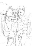  anthro bulge_frottage canid canine dog_tags duo hi_res male male/male mammal monochrome nipple_fetish nipple_play primal rubbing sketch training tribal tribal_clothing wolfyalex96_(artist) 