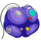  big_butt butt controller digital_media_(artwork) female game_controller gamecube gamecube_controller hi_res humanoid kingjion nintendo nintendo_controller not_furry shaded simple_background solo thick_thighs video_games what white_background 