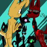  1:1 aisitiyhsfiybiblahp brown_body brown_fur butt damian_(zoophobia) duo embarrassed exposed fur humanoid jack_(zoophobia) male male/male red_body red_fur vivzmind young zoophobia 