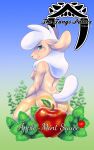  anthro apple bedroom_eyes biped blue_eyes blue_pupils blush bovid breasts butt caprine comic cooking digital_media_(artwork) female food fruit hair hi_res lauren_(tfp) looking_at_viewer looking_back looking_back_at_viewer mammal narrowed_eyes neck_tuft pink_nose plant pupils raised_tail seductive sheep smile smiling_at_viewer tuft white_hair white_tail 