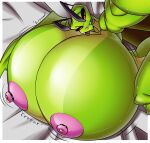  absurd_res antennae_(anatomy) anthro arthropod bed_sheet bedding bedroom_eyes big_breasts bodily_fluids breast_expansion breasts claws clothing eliot_(heroic_ones) expansion female half-closed_eyes hi_res huge_breasts hyper hyper_breasts insect ionic44 lactating lying mantis mountain narrowed_eyes nectar non-mammal_breasts panties pent_up perspective pinup pose red_eyes seductive solo underwear winterwarning 