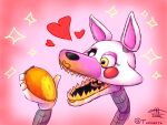  &lt;3 4:3 anthro canid canine dirty female feral five_nights_at_freddy&#039;s five_nights_at_freddy&#039;s_2 food fox fruit glowing glowing_eyes happy hi_res machine mammal mangle_(fnaf) mango_(fruit) open_mouth plant robot solo tunk_saray_lovesta video_games yellow_eyes 