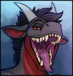  acidic anthro bodily_fluids conditional_dnp daphniir dragon hi_res horn male mouth_shot open_mouth saliva saliva_on_tongue saliva_string scalie solo teeth_showing tongue tongue_out western_dragon 