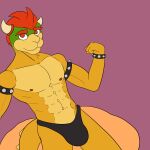  2_horns 3loy absurd_res anthro bowser_day bulge day digital_media_(artwork) flexing green_body green_skin hi_res horn koopa male mario_bros muscular muscular_male nintendo nipples nude scales scalie simple_background sitting smile solo solo_focus spikes video_games yellow_body yellow_skin 