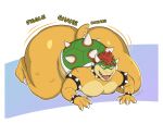  all_fours anthro armband benjibat bent_over big_butt bowser bowser_day butt butt_focus claws collar conditional_dnp eyebows hair hi_res horn huge_butt hyper hyper_butt hyper_hips koopa legband male mario_bros motion_lines nintendo nipples nude pecs scalie shell solo spiked_collar spiked_shell spikes spikes_(anatomy) thick_thighs video_games wide_hips 