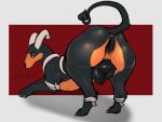  4:3 6_nipples angry animal_genitalia animal_pussy anus ass_up belly_nipples big_pussy black_anus black_pussy bodily_fluids butt canid canine canine_pussy dizzyknight female feral genital_fluids genitals hi_res houndoom mammal multi_nipple nintendo nipples plump_labia pok&eacute;mon pok&eacute;mon_(species) presenting presenting_hindquarters pussy pussy_juice solo video_games 