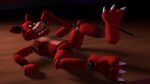  16:9 3_toes 3d_(artwork) 4_fingers absurd_res animatronic anthro barefoot black_nose canid canine claws digital_media_(artwork) drakonn56 feet fingers five_nights_at_freddy&#039;s foot_fetish foot_focus foot_tickling fox foxy_(fnaf) hi_res hindpaw huge_filesize humanoid_pointy_ears laugh lying machine male mammal nude on_back paws robot sharp_claws solo source_filmmaker teeth tickle_fetish tickle_torture tickling toe_claws toes video_games widescreen 