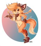  absurd_res accessory anthro boots braided_hair breasts canid canine clothing featureless_breasts female footwear fox gloves hair hair_accessory hair_bow hair_ribbon handwear hi_res howsplendid mammal ribbons solo 
