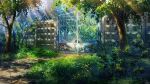  artist_name bush copyright_name copyright_request day fence forest gate grass ground highres nature no_humans scenery sunlight tree troncill 