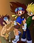  davis_motomiya digimon taichi_yagami trainer yamato_ishida 