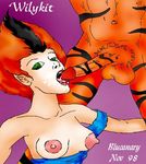  blucanary tagme thundercats tygra wilykit 