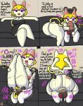 &lt;3 2022 ahegao animal_crossing anthro ball_fondling balls bedroom_eyes big_butt black_balls black_body black_clothing black_dress black_fur black_sofa blonde_hair butt butt_grab butt_slap casting_couch chair_position clothed clothing collar colored comic cowgirl_position cricetid crossed_legs deep_throat dipstick_feet dress duo english_text eyelashes eyeshadow faceless_character faceless_male featureless_feet featureless_hands feet felid feline felis female fondling from_behind_position from_front_position fur furniture genitals grey_inner_ear grey_penis hair hamster hand_on_balls hand_on_butt hand_on_head hand_on_penis hands_behind_head hi_res kiss_mark klutzatdusk legs_up lips lipstick lipstick_on_balls lipstick_on_penis lipstick_ring long_hair looking_at_genitalia looking_at_penis looking_at_viewer looking_pleasured makeup male male/female mammal markings marlo_(animal_crossing) moan mole_(marking) mole_on_butt mole_on_cheek monique_(animal_crossing) motion_lines multicolored_body narrowed_eyes nintendo nipples nude on_bottom on_top onomatopoeia oral oral_penetration pantiless penetration penis pink_inner_ear pink_nipples pink_tongue purple_eyeshadow red_lipstick rodent rough_sex round_ears seductive sex shaking simple_background sitting slap sofa sound_effects striped_markings striped_tail stripes tail tail_around_penis tail_fetish tail_markings tail_on_balls tail_on_penis tail_play tail_sex tailjob text tongue tongue_out trembling two_tone_body vaginal vaginal_penetration white_body white_fur yellow_body yellow_fur