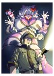 absurd_res accessory animatronic anthro border bow_ribbon canid canine clothed clothing comic cover cover_art cover_page duo eyewear female five_nights_at_freddy&#039;s five_nights_at_freddy&#039;s_2 flashlight fox fully_clothed glasses hair_accessory hair_bow hair_ribbon hat headgear headwear hi_res human machine male male/female mammal mangle_(fnaf) open_mouth patch_(fabric) puppet ribbons robot scottgames skimpy spot_caution white_border yellow_eyes