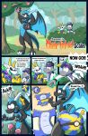 anthro clean_diaper clothed clothing comic dialogue diaper diaper_fetish digital_media_(artwork) dragon duo english_text hair hi_res male nintendo open_mouth pokeball pokemon solo soul-silver-dragon speech_bubble tail text wearing_diaper