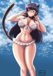  absurdres angelox27art bikini breasts highres komi-san_wa_komyushou_desu komi_shouko large_breasts swimsuit underwear white_bikini 