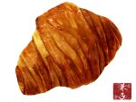  bread croissant food food_focus highres kaneko_ryou no_humans original simple_background still_life white_background 