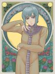  art_nouveau floral_background highres magnemagne marie_(peripeteia) nazrin peripeteia 