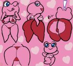 amphibian animal_crossing anthro bedroom_eyes bent_over big_breasts big_butt bikini breasts bubble_butt butt clothed clothing exclamation_point female frog heart_eyes heart_symbol klutzatdusk looking_at_viewer looking_back narrowed_eyes nintendo one_eye_closed presenting puddles_(animal_crossing) seductive shirt short_stack skimpy solo surprise swimwear tank_top thong topwear torn_clothing underwear wardrobe_malfunction wide_hips wink