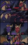 activision after_fight comic corpse cynder digital_media_(artwork) dragon female feral flame_(spyro) group hi_res horn male mythological_creature mythological_scalie mythology scalie speech_bubble spyro spyro_the_dragon tail text the_legend_of_spyro trio wings xannador