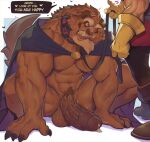 2024 abs absurd_res anthro anthro_focus balls barazoku bdsm beast_(disney) beauty_and_the_beast biceps big_balls big_muscles big_penis bodily_fluids body_hair boots bottomwear cape chest_hair claws clenched_teeth clothed clothed/nude clothing collar crouching cum dialogue disney duo english_text erection eyebrows footwear foreskin fur gaston genital_fluids genitals gloves handwear heart_symbol hi_res holo_eden horn huge_balls huge_muscles huge_penis human humanoid_genitalia humanoid_penis leash long_penis male male/male mammal monster motion_lines muscular muscular_anthro muscular_male navel nipples nude pants pecs penis petplay pubes roleplay saliva shirt simple_background snarling solo_focus standing sweat tail tail_motion tailwag teeth text thick_penis topwear tuft tunic vein