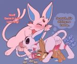  2_tails 3_eyes absurd_res anal anal_penetration anklet anus aska_(paradox_espeon) backsack balls bandanna bent_over blush bodily_fluids bouncing_balls cheek_tuft cum cum_drip cum_in_mouth cum_in_pussy cum_inside cum_on_penis cumshot darkie_(espeon) dripping eevee eeveelution ejaculation espeon eva_the_eevee eyes_closed eyewear facial_tuft fellatio female feral generation_1_pokemon generation_2_pokemon genital_fluids genitals glasses_off glowing glowing_genitalia glowing_penis glowing_ring goggles group group_sex handkerchief hi_res jewelry kerchief knot looking_at_another looking_up male male/female male/male multi_eye multi_tail narrowed_eyes neck_ring nintendo open_mouth oral paradox_pokemon penetration penile penis pokemon pokemon_(species) porldraws raised_leg raised_tail ring robot_feral sex tail tail_fetish tail_in_ass tail_insertion tail_play threesome thrusting tool_belt trio tuft vaginal 