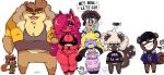  2020 :| absurd_res ambiguous_gender animal_crossing anthro apron bear big_breasts biped black_clothing black_shirt black_tank_top black_topwear blonde_hair bodily_fluids bottomless bottomless_anthro bottomless_female bottomless_male breasts broad_shoulders brown_body brown_fur brown_hair brown_tail canid canine canis character_request circle_eyebrows clothed clothing collaboration color_swatch colored dialogue digital_drawing_(artwork) digital_media_(artwork) dippyschtick domestic_cat domestic_dog drawpile_(artwork) english_text extreme_size_difference eyebrows eyelashes featureless_crotch felid feline felis female female_anthro flying_sweatdrops front_view fruttikiwi full-length_portrait fur gafagear grin group hair half-length_portrait hi_res invdrscar jacket kardboardian kardboardian_(sona) kenjo larger_anthro larger_female larger_male long_hair male male_anthro mammal micro murid murine muscular muscular_anthro muscular_male naturally_censored nintendo noseless partially_clothed pink_apron pink_clothing pink_plaid plaid portrait prick_ears purple_body purple_fur rat red_body red_ears red_fur red_hair rodent sciurid shirt signature simple_background size_difference slightly_chubby slightly_chubby_anthro slightly_chubby_female smaller_ambiguous smaller_anthro smaller_female smaller_male smile speech_bubble standing sweat sweatdrop tail tan_body tan_fur tank_top teeth text thick_thighs three-quarter_view toon_michaela topwear toxicsoul77 tree_squirrel unknown_character white_background white_cheeks white_eyebrows white_hair wide_hipped_anthro wide_hipped_female wide_hipped_male wide_hips yellow_clothing yellow_jacket_(clothing) yellow_topwear 