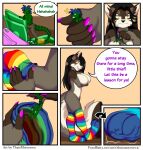  2019 absurd_res alst anthro canid canine canis clothing colored_fingernails colored_nails colored_toenails comic comic_panel dragon duo extreme_size_difference feet female fingernails footwear footwear_only hi_res macro male male/female mammal mexican_wolf micro money mostly_nude mythological_creature mythological_scalie mythology nails scalie size_difference socks socks_only thaismotosuwa thief toenails toes trapped_in_clothing trapped_in_sock wolf 
