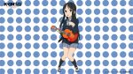  akiyama_mio guitar k-on! seifuku tagme wallpaper 