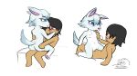  animal_crossing anthro beard black_hair blue_eyes breasts butt canid canine canis chibi digital_media_(artwork) duo facial_hair female female_on_top hair haise2912 hi_res human human_on_anthro interspecies male male/female mammal nintendo nipples nude on_top penetration sex simple_background tail vaginal vaginal_penetration white_background whitney_(animal_crossing) wolf 