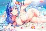  bikini emori_miku emori_miku_project garter kagachi_saku swimsuits wet 